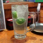 やきとり 正や - すだちチューハイ