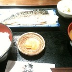 奥志摩 - 鯖の塩焼き定食680円