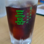 Furusato No Kemuri - サービスで頂いた三岳（アイスコーヒー）