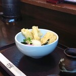 真御膳そば　正直家 - いか天おろしそば ¥860