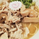 麺の極 はなみち - ら～麺・豚（アップ）