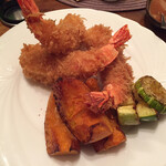 レストラン夕凪亭 - エビフライ