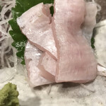 魚寅本店 - ヒラメのエンガワ