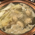 鳥つね自然洞 - 鳥だんご