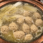 鳥つね自然洞 - 鳥だんご