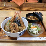 Tempura Tempei - 大海老天丼 １５００円  タレ少なめﾁｮｲｽ