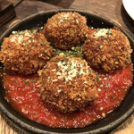 宇都宮スパ屋 - アランチーニ　思っよりも小さいかなぁ