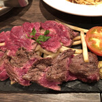 宇都宮スパ屋 - 牛グリルステーキ200g  25分かかります。