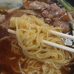 青龍 - 八宝湯麺 1060円　麺アップ