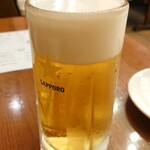 スリーヴァーチュー - 中生ビール 570円