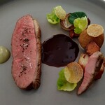L'ORANGERIE - シャラン鴨　赤ワインとトリュフのソース⭐️酸味が仄かで深みのあるソースが素晴らしい❣️