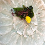 ちから寿し - カワハギ薄造り