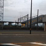 橋場食堂 - 少し早く着いたので、黒井駅で待機です