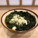 そばの神田 東一屋 - アサソバビンボー！　
      朝そば＋わかめ