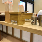 そばの神田 東一屋 - コンディメンツ。