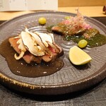 おにく 花柳 - ろーすとびーふ