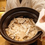 おにく 花柳 - 松茸ご飯