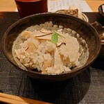 おにく 花柳 - 松茸ご飯