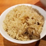 麺屋 六感堂 - 舞茸の炊き込みご飯