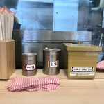 そばの神田 東一屋 - コンディメンツ。