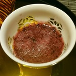 蓬左茶寮 - ナガノパープルのジュース