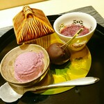 蓬左茶寮 - 葡萄の八寸仕立て