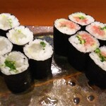 玄海鮨 - ネギトロ巻と白身巻