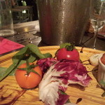 ビストロ椿 - 前菜の盛り合わせ　ミニトマト丸かじり