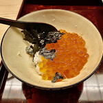 道人 - イクラご飯。贅沢なボリューム。