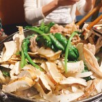 谷中の雀 - 松茸すき焼き