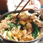 谷中の雀 - 松茸すき焼き