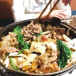 谷中の雀 - 松茸すき焼き