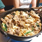 谷中の雀 - 松茸すき焼き