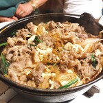 谷中の雀 - 松茸すき焼き