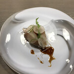 KAWAZ - サワラの炙りと梨のカルパッチョ