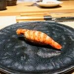 鮨 唐島 - 車海老の出汁漬け