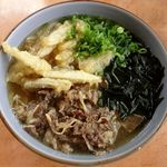 釜揚人力うどん - スタミナうどん（490円）