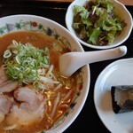 Kitano Ra-Men Rauya - みそラーメン＋おむすびランチ