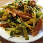 Namasute - チキンチョイラ "Chicken Choila"（ネパール風辛漬物で作った鶏肉）※メニュー表記通り
