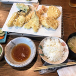 Tenshige - 天ぷら定食1200円