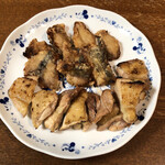 鰻はし本 - 佐久鯉唐揚げと鳥塩焼き