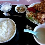 Ierai shan - 鶏の唐揚げ定食