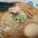 Hidakaya - エビ塩ラーメン500円(税抜)をサービス券で大盛