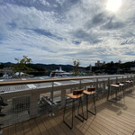 アンカーコーヒー - テラス席