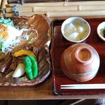 Irori Ryouri Wa - 大中牛網焼きステーキ