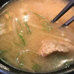 Ningyouchou Tanisaki - 定食のみそ汁（豚汁）