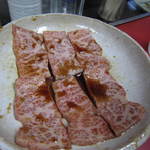 炭火焼肉 てんぐ - 上バラでっす