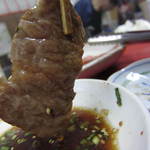 炭火焼肉 てんぐ - 頂きま～す