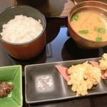 Hamaguri Ittaku - 蛤の天ぷら、佃煮、味噌汁