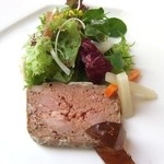 ラ・キュイジーヌ・フランセーズ・Ｋｉｙｏｔｏ - 鴨とグリーンペッパーのテリーヌ　ポルトゼリー